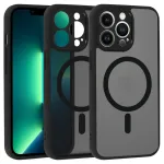Full Matte Mag telefoni &uuml;mbris MagSafe toega iPhone 13 Pro must