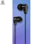 iKAKU KSC-310 Universaalsed Kerged HiFi In-Ear K&otilde;rvaklapid 3.5mm Mikrofoniga 1.2m Must