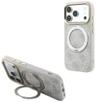 Guess Ring Stand 360 4G Classic Logo telefoni &uuml;mbris alusega ja MagSafe toega iPhone 18 Pro Max | iPhone 17 Pro Max roosa