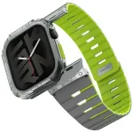 Skinarma Gemini nutikella rihm Apple Watch (46 mm) jaoks | silikoonist | must