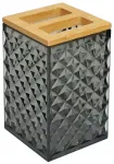 Vannitoa tass universaalne Diamond, tumehall