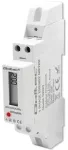 Qoltec Single-phase electronic meter | DIN rail energy consumption meter | 230V | 30A | LCD | 1P