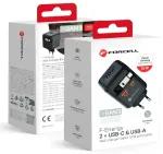 Forcell F-Energy VT-R7 reisilaadija | 70W | PD, QC, GaN | USB-C, USB-A | USB-C kaabliga komplektis | hall