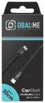OBAL:ME CarShot andmeedastus- ja laadimiskaabel | USB-C kuni USB-C | 0.3m | must