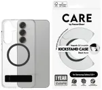 Etui CARE by PanzerGlass Feature Black    Kickstand & QI do Samsung Galaxy S25+ przezroczysty