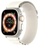 Dux Ducis rihm GS nailon Apple Watch 42 / 44 / 45 / 49 mm plaatina