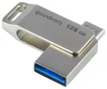 M&auml;lupulk 3.2 GOODRAM ODA3 SILVER 128GB TYPE-A+TYPE-C