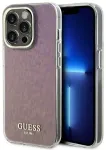 Guess GUHCP15XHDECMP iPhone 15 Pro Max 6.7" pink|pink hardcase IML Faceted Mirror Disco Iridescent