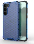 Honeycomb case for Samsung Galaxy S23+ armored hybrid cover blue