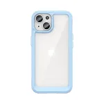 Outer Space Reinforced telefoni &uuml;mbris Flexible Frame-ga iPhone 15 Plus sinine