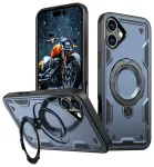 Hybrid Armor Trendy telefoni &uuml;mbris MagSafe toega iPhone 16 sinine