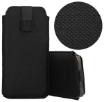 HIT Pouch Case (Size XL) for Iphone 15/15 Pro/Iphone 16/16 Pro/Samsung S24/S24 Plus/S25/S25 Plus/A53/A55 5G design 2 black