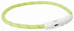 Mirgojo&scaron;a kaklasiksna suņiem &ndash; Trixie Flash light ring USB, M&ndash;L: 45 cm/&oslash; 7 mm