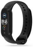 Tech-Protect IconBand nutikella rihm Xiaomi Mi Band 5/6/7 jaoks | silikoonist | must
