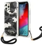Guess GUHCP12MKSARBK iPhone 12|12 Pro 6,1" mustad v&auml;rvi hardcase Camo Collection