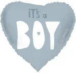 Folat Fooliumist &otilde;hupall S&uuml;damekujuline &bdquo;It's a Boy&ldquo; 45cm