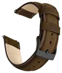 Riff ehtsast nahast 20mm universaalne nutikella rihm (Samsung, Garmin jt) Brown