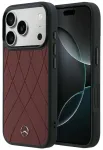Mercedes Crossed Lines nahast telefoni &uuml;mbris MagSafe toega iPhone 18 Pro | iPhone 17 Pro punane