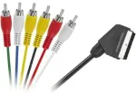 Blackmoon KPO2711 SCART|6RCA kaabel