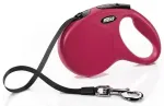 Automaatne rihm koertele: Trixie Flexi New CLASSIC, tape leash, M: 5 m, red, up to 25 kg