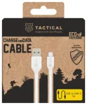 Tactical Stitch Thread andmeedastus- ja laadimiskaabel | USB-A kuni USB-C | 1m | valge