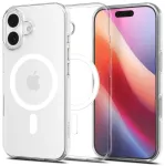 Spigen Liquid Crystal maciņ&scaron; ar MagSafe atbalstu telefonam Apple iPhone 17 balts