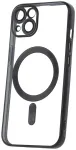 Color Chrome telefoni &uuml;mbris MagSafe toega iPhone 13 must