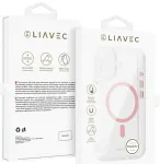 Liavec Glossy telefoni &uuml;mbris MagSafe toega iPhone 16 roosa