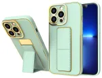 New Kickstand Case telefoni &uuml;mbris alusega iPhone 12 Pro roheline
