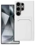 Card raamatut&uuml;&uuml;pi telefoni &uuml;mbris Samsung Galaxy S24 Ultra valge
