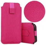 HIT Pouch Case (Size XL) for Iphone 15/15 Pro/Iphone 16/16 Pro/Samsung S24/S24 Plus/S25/S25 Plus/A53/A55 5G design 2 pink