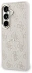 Guess PU Leather 4G Gold Frame telefoni &uuml;mbris MagSafe toega Samsung Galaxy S26 (S942) roosa