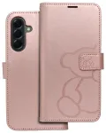 MEZZO teddy bear book type phone case for Samsung Galaxy A56 (A566) pink (teddy bear)