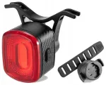 Rockbros Q2S LED tagumine jalgrattatuli Smart Stop s&uuml;steemiga + USB-C - USB-A kaabel - must