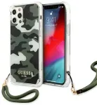 Guess GUHCP12MKSARKA iPhone 12|12 Pro 6,1" roheline|khaki k&otilde;va kate Camo Collection