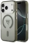 Case Guess IML Gradient Triangle Logo MagSafe for iPhone 17 Pro khaki