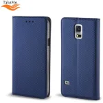 TakeMe Smart Magnetic Fix k&uuml;ljelt avanev telefoni&uuml;mbris klipsita Samsung Galaxy S21 (G991B) Tumesinine