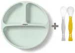 Silikoonist taldrik 1482/03 mint + painduvad lusikad 1066 KINGITUSEKS!