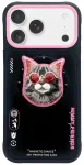 Case Nimmy Glasses Cool Cat MagSafe for  iPhone 17 black and pink