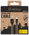 Tactical Stitch Thread andmeedastus- ja laadimiskaabel | USB-A kuni USB-C | 1m | must
