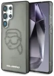 Case Karl Lagerfeld Rhinestones Karl Head Logo Samsung Galaxy S25 Ultra black