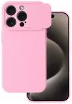 Camshield Soft telefoni &uuml;mbris iPhone 15 Pro Max roosa (kaamera kaitsega)