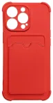 Card Armor raamatut&uuml;&uuml;pi telefoni &uuml;mbris iPhone 13 Pro Max punane