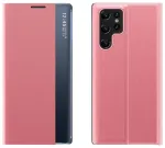 New Sleep raamatut&uuml;&uuml;pi telefoni &uuml;mbris alusega Samsung Galaxy S24 FE (S721) roosa