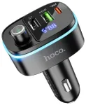Auto saatja bluetooth Hoco 2 x USB A + USB C QC3.0 PD 20W E62 must