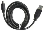 HD2 data transfer and charging cable | USB-A to USB-C | 10W | 2m | black