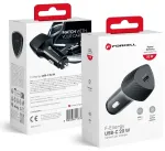 Forcell F-Energy Carbon CC50-1C autolaadija | 20W | PD, QC | USB-C | must