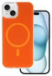 Glossy telefoni &uuml;mbris MagSafe toega iPhone 15 oranž