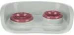 Loomakauss, plastik - Trixie Dinner Set 0.25l*9cm and 0.3l*11cm/ 46*11*30cm