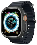 Spigen Thin Fit nutikella &uuml;mbris Apple Watch Ultra (49 mm) jaoks | must